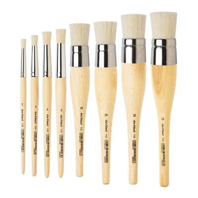 Da Vinci Bristle Round Stencil Template Brush Series 113 No:16 - 2