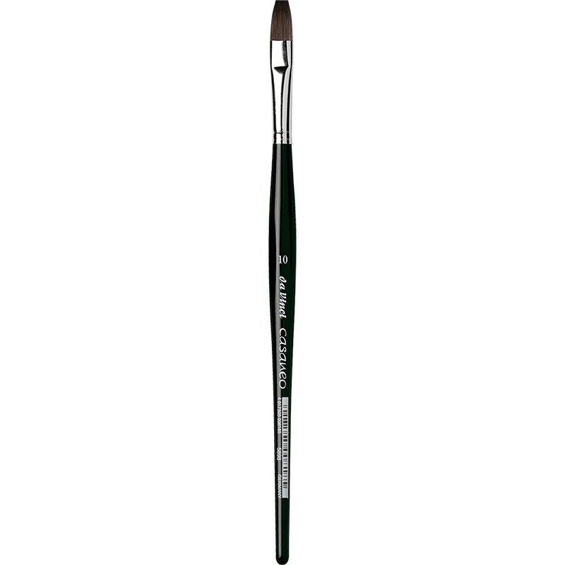 Da Vinci Casaneo Flat Watercolor Brush 5898 Serial No. 10 - 1