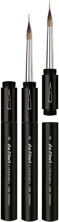 Da Vinci Casaneo Round Tip Extra Soft Travel Liner Brush Series 1599TP No: 8 - 2