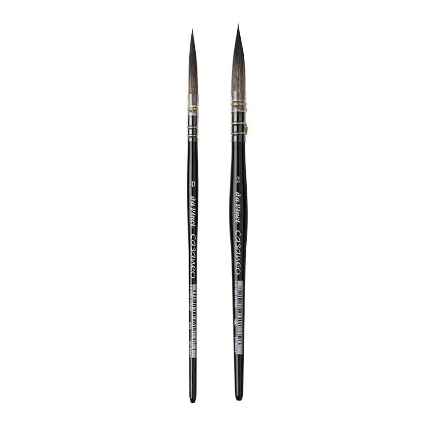 Da Vinci Casaneo Round Tip Long Watercolor Brush Series 490 - 1