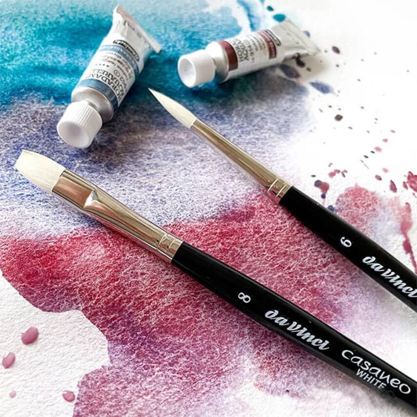 Da Vinci Casaneo  Watercolor Brush Set for Schmincke Supergranulation Colors Seri 5391 - 2