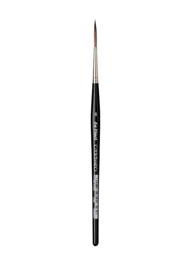 Da Vinci Caseneo Rıgger Medium Length Black Esagonal Handle 1290 Seri No: 8 - 1