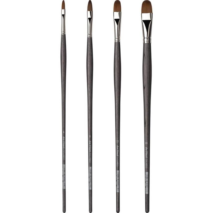 Da Vinci Colineo Filbert-Shape Acrylic and Oil Paint Brush Series 1825 No:4 - 2
