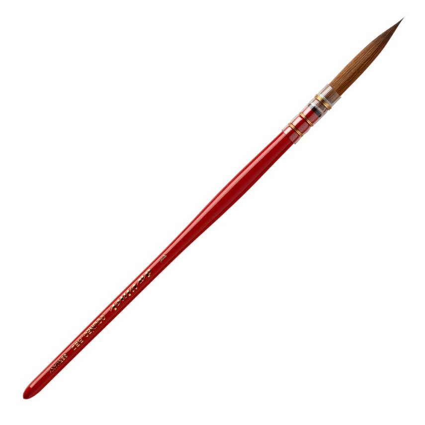 Da Vinci Colineo Red Suluboya Fırçası Ekstra Uzun No:1 - 2