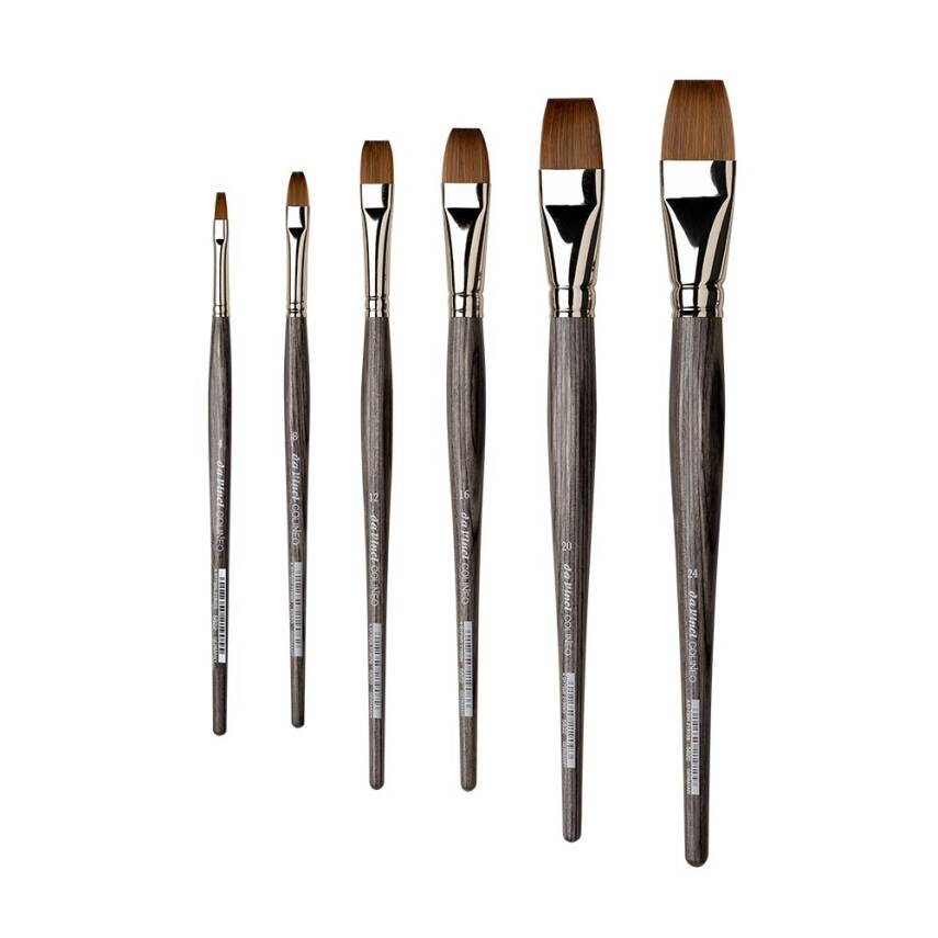 Da Vinci 5822 Seri Colineo Suluboya Fırçası Düz Uçlu      - 1