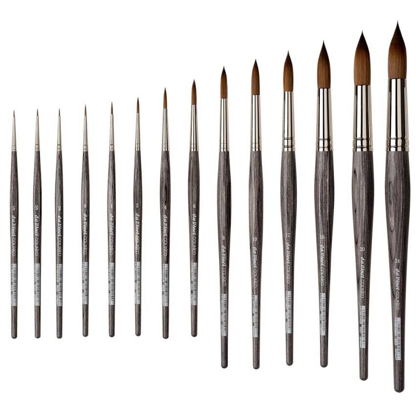 Da Vinci 5522 Seri Colineo Suluboya Fırçası Yuvarlak Uçlu      - 1