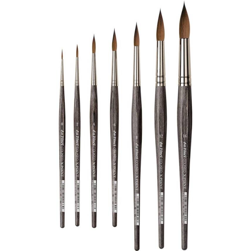 Da Vinci 5532 Seri Colineo Suluboya Fırçası Yuvarlak Uçlu      - 1