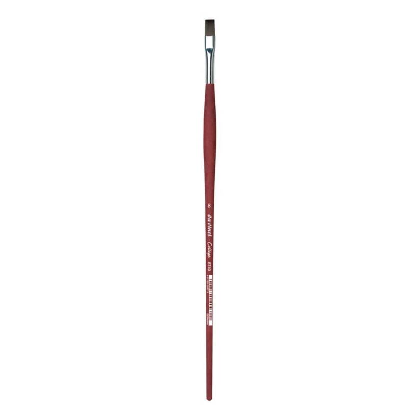 Da Vinci College Acrylic Synthetic Flat Acrylic Paint and Oil Paint Brush Series 8740 No:12 - 1