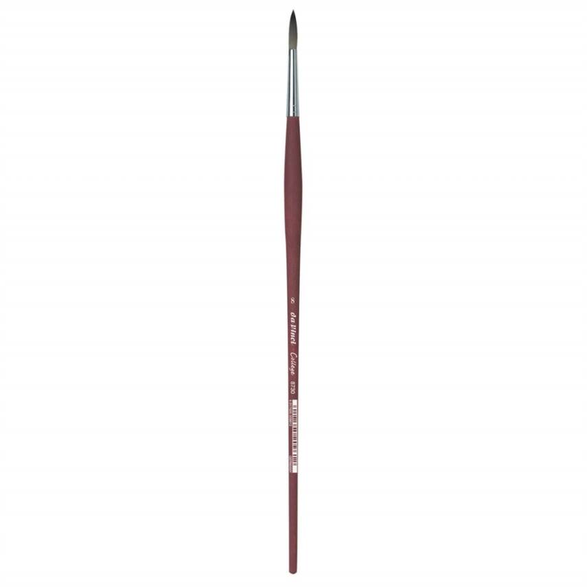Da Vinci College Acrylic Synthetic Round Acrylic and Oil Paint Brush Series 8730 No:12 - 2