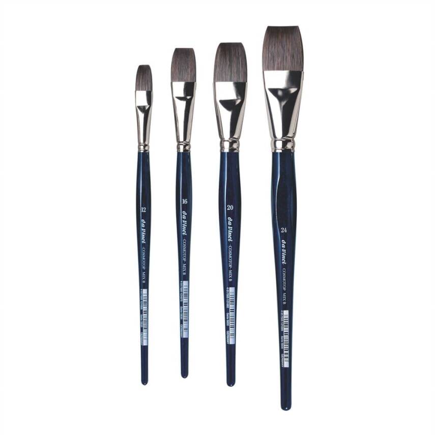 Da Vinci Cosmotop Mix B Düz Sulu Boya Fırçası Seri 5830 No:24 - 3