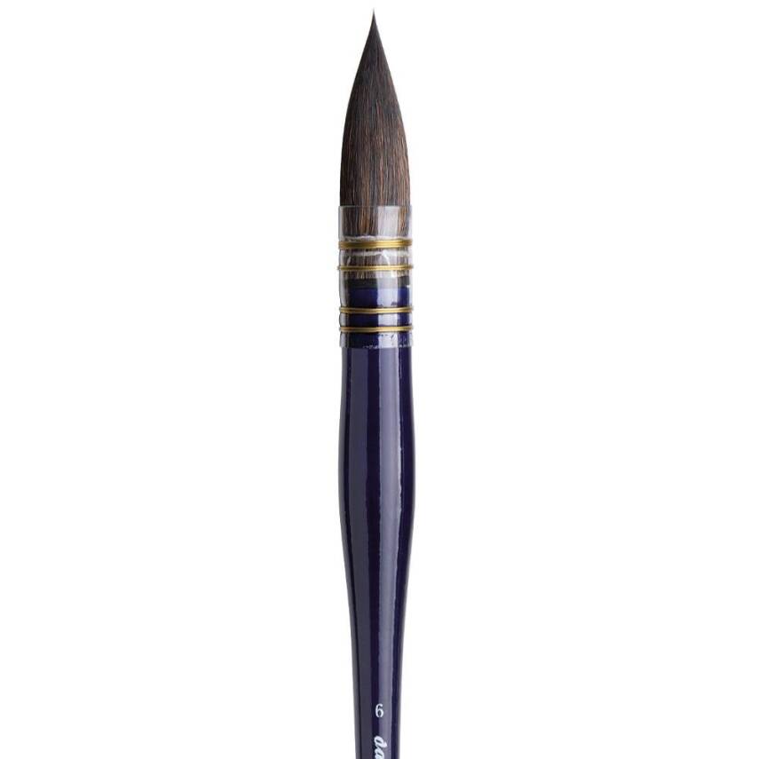 Da Vinci Cosmotop Mix B Round Watercolor Brush Series 438 No:6 - 3