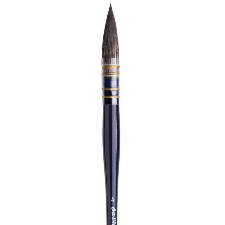 Da Vinci Cosmotop Mix B Yuvarlak Sulu Boya Fırçası Seri 438 No:4 - 3