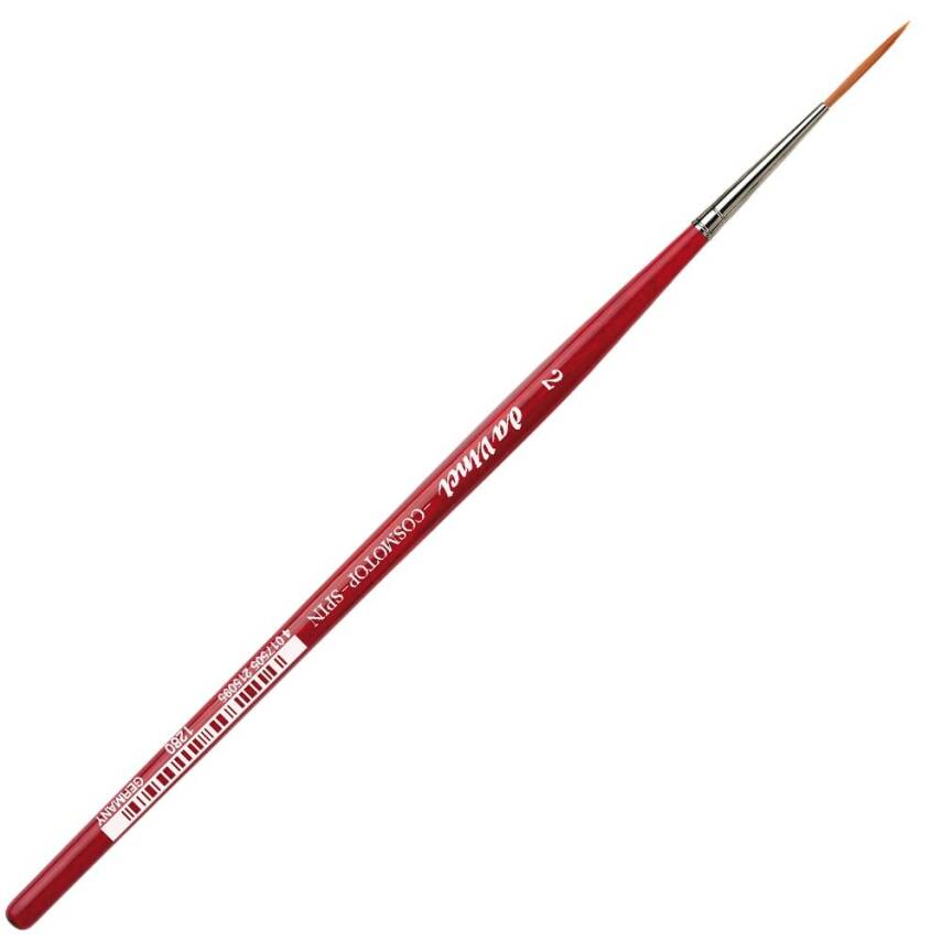 Da Vinci Cosmotop Spin Brown Synthetic Long Line Brush Series 1280 No:2 - 1