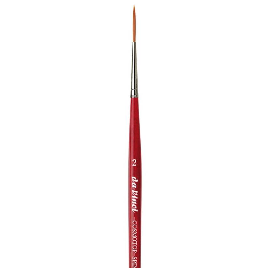 Da Vinci Cosmotop Spin Brown Synthetic Long Line Brush Series 1280 No:2 - 5