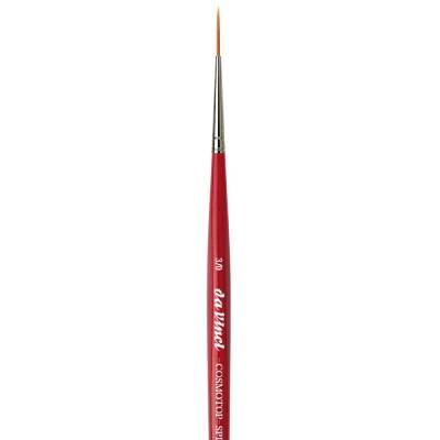 Da Vinci Cosmotop Spin Brown Synthetic Long Line Brush Series 1280 No:3/0