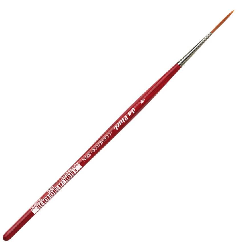 Da Vinci Cosmotop Spin Brown Synthetic Long Line Brush Series 1280 No:4 - 1