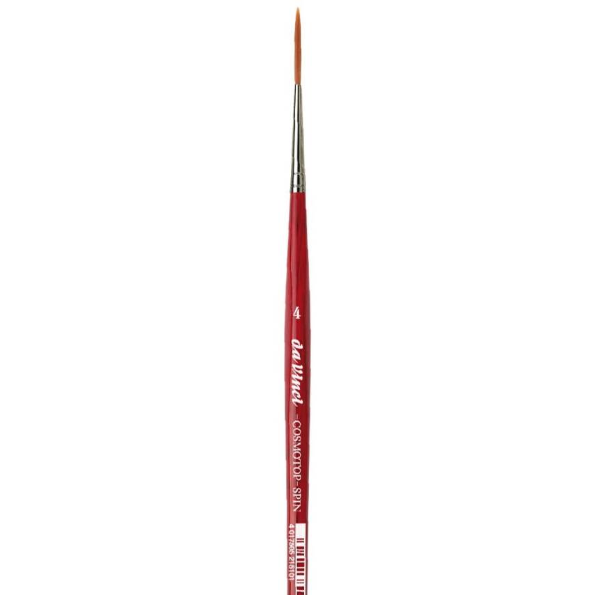 Da Vinci Cosmotop Spin Kahverengi Sentetik Uzun Çizgi Fırçası Seri 1280 No:4 - 5