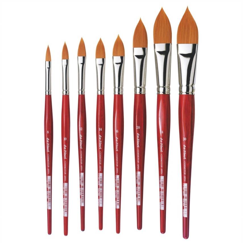 Da Vinci Cosmotop Spin Sentetik Oval Sulu Boya Fırçası Seri 5584 No:20 - 2