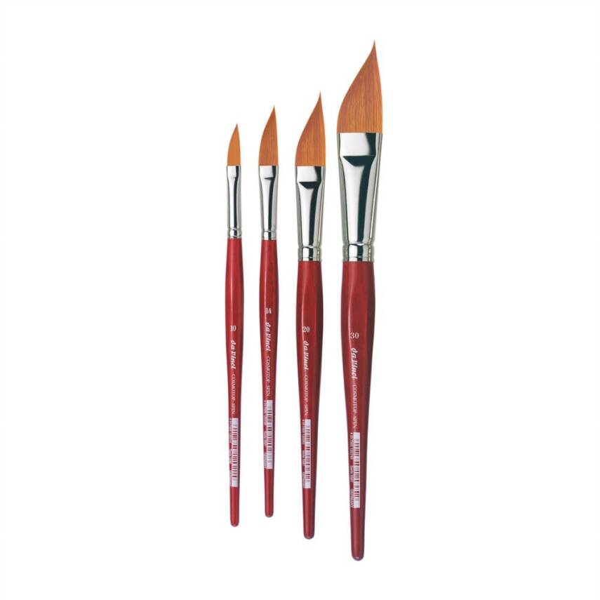 Da Vinci Cosmotop Spin Sentetik Yan Kesik Sulu Boya Çizgi Fırçası Seri 5587 No:30 - 3