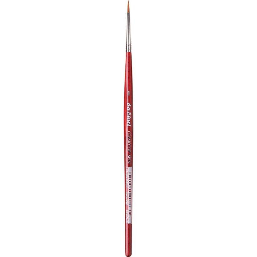 Da Vinci Cosmotop Spin Sentetik Yuvarlak Sulu Boya Fırçası Seri 5580 No:1 - 2