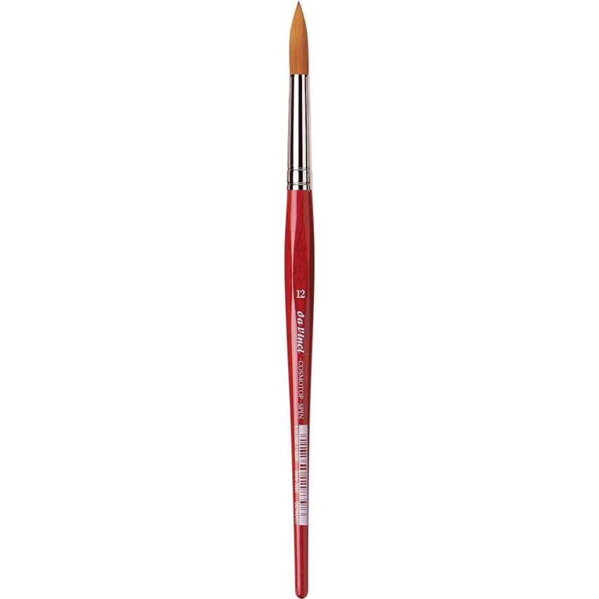 Da Vinci Cosmotop Spin Sentetik Yuvarlak Sulu Boya Fırçası Seri 5580 No:12 - 2