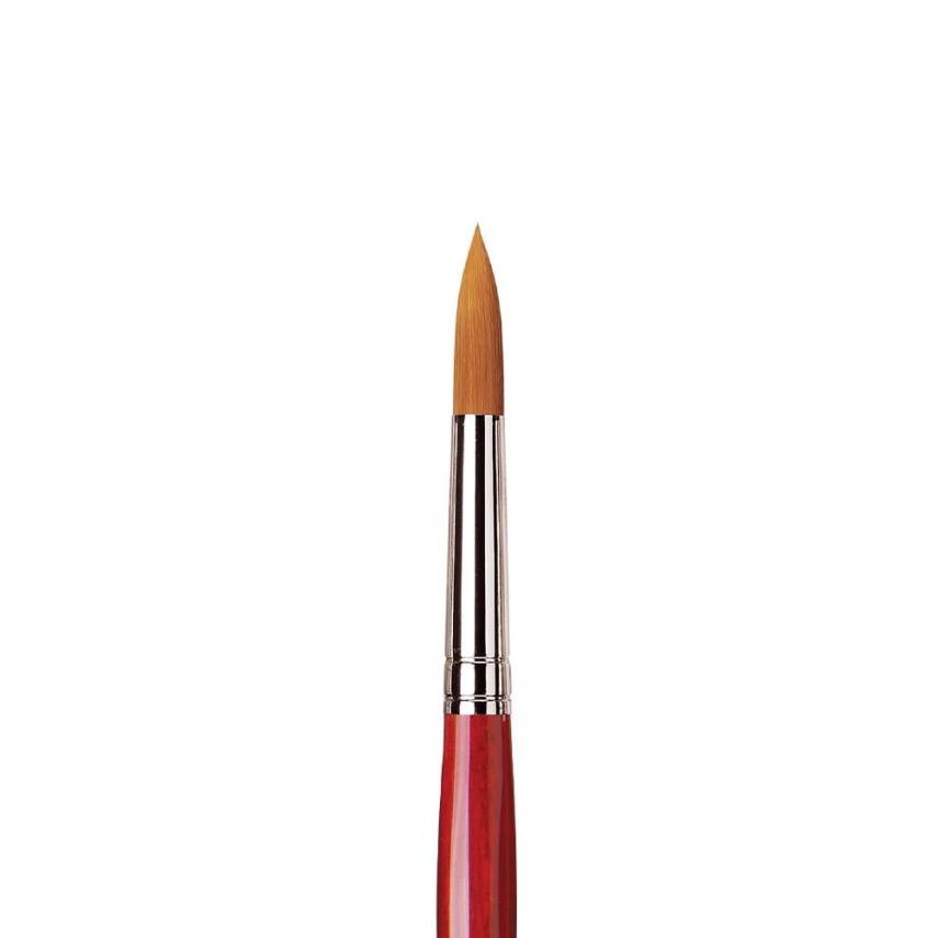 Da Vinci Cosmotop Spin Sentetik Yuvarlak Sulu Boya Fırçası Seri 5580 No:14 - 3