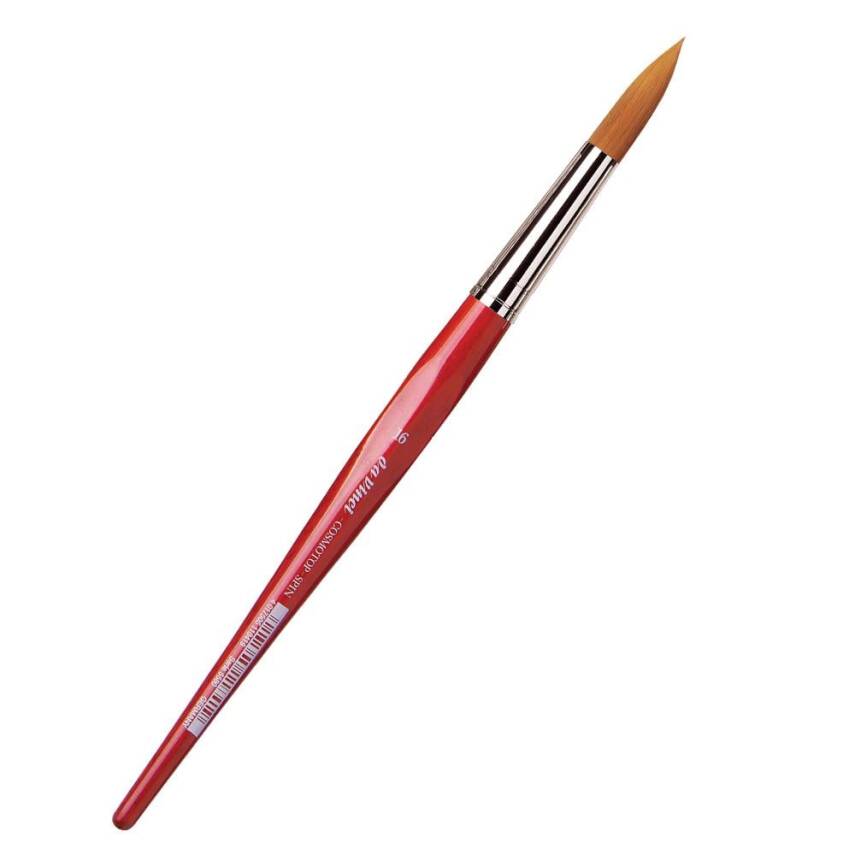 Da Vinci Cosmotop Spin Sentetik Yuvarlak Sulu Boya Fırçası Seri 5580 No:16 - 1