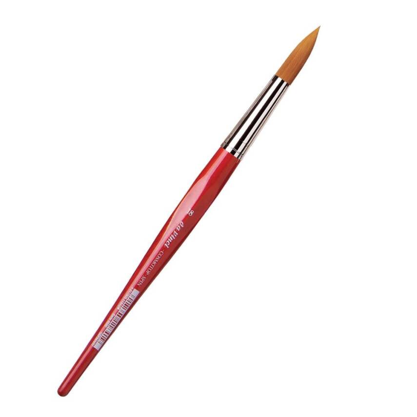 Da Vinci Cosmotop Spin Sentetik Yuvarlak Sulu Boya Fırçası Seri 5580 No:18 - 1