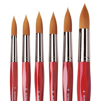 Da Vinci Cosmotop Spin Sentetik Yuvarlak Sulu Boya Fırçası Seri 5580 No:18