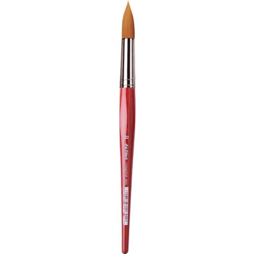 Da Vinci Cosmotop Spin Sentetik Yuvarlak Sulu Boya Fırçası Seri 5580 No:22 - 2