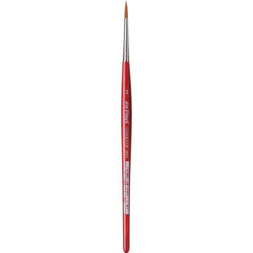 Da Vinci Cosmotop Spin Sentetik Yuvarlak Sulu Boya Fırçası Seri 5580 No:3 - 2