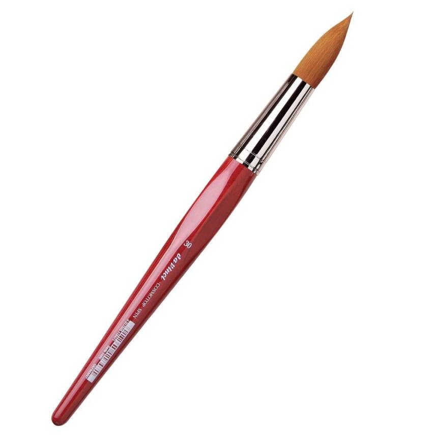 Da Vinci Cosmotop Spin Sentetik Yuvarlak Sulu Boya Fırçası Seri 5580 No:30 - 1