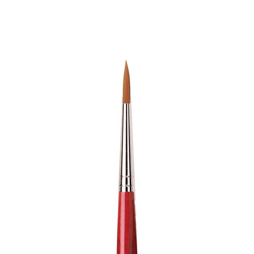 Da Vinci Cosmotop Spin Sentetik Yuvarlak Sulu Boya Fırçası Seri 5580 No:4 - 3