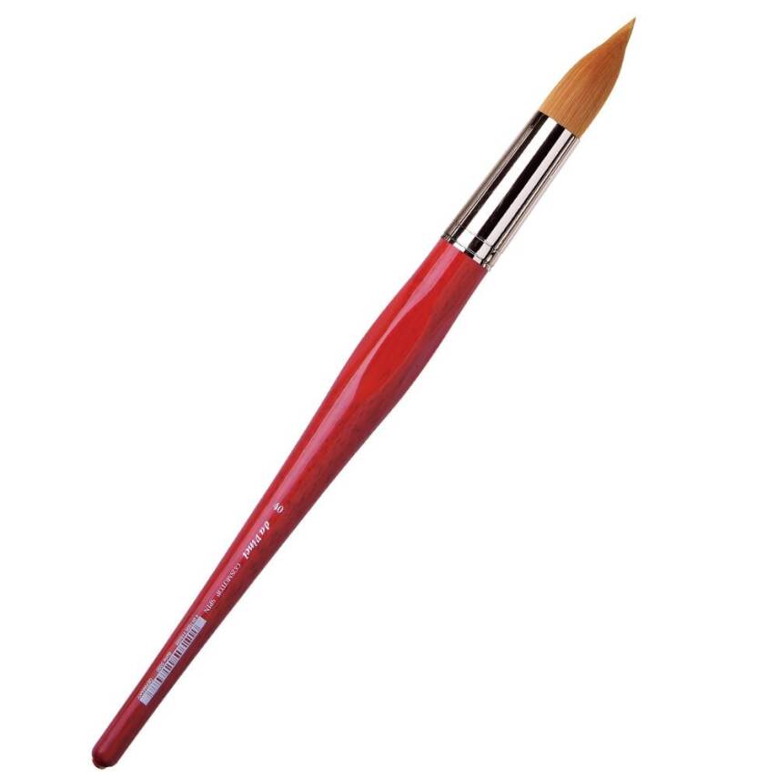 Da Vinci Cosmotop Spin Sentetik Yuvarlak Sulu Boya Fırçası Seri 5580 No:40 - 1