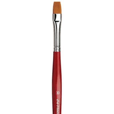 Da Vinci Cosmotop Spin Synthetic Flat Watercolor Brush Series 5880 No:10