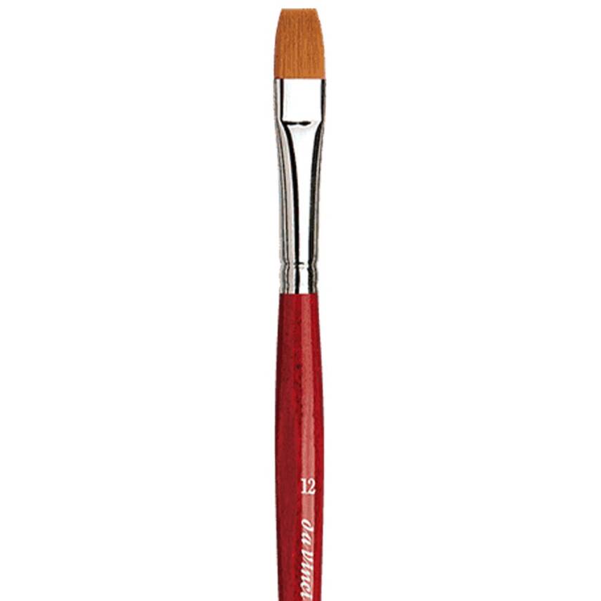 Da Vinci Cosmotop Spin Synthetic Flat Watercolor Brush Series 5880 No:12 - 2