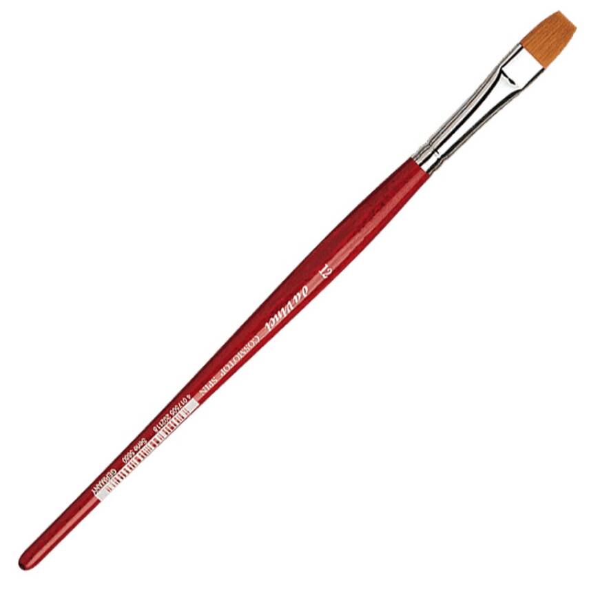 Da Vinci Cosmotop Spin Synthetic Flat Watercolor Brush Series 5880 No:12 - 1