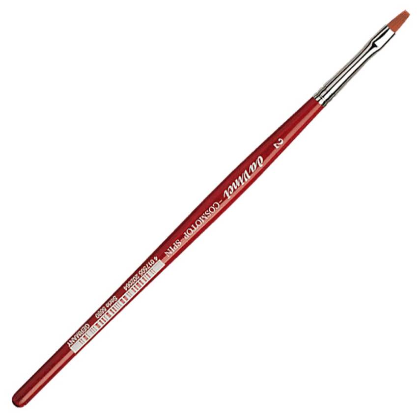 Da Vinci Cosmotop Spin Synthetic Flat Watercolor Brush Series 5880 No:2 - 1