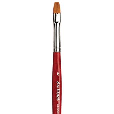 Da Vinci Cosmotop Spin Synthetic Flat Watercolor Brush Series 5880 No:6