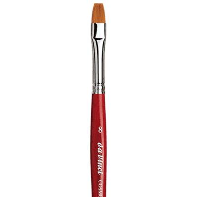 Da Vinci Cosmotop Spin Synthetic Flat Watercolor Brush Series 5880 No:8