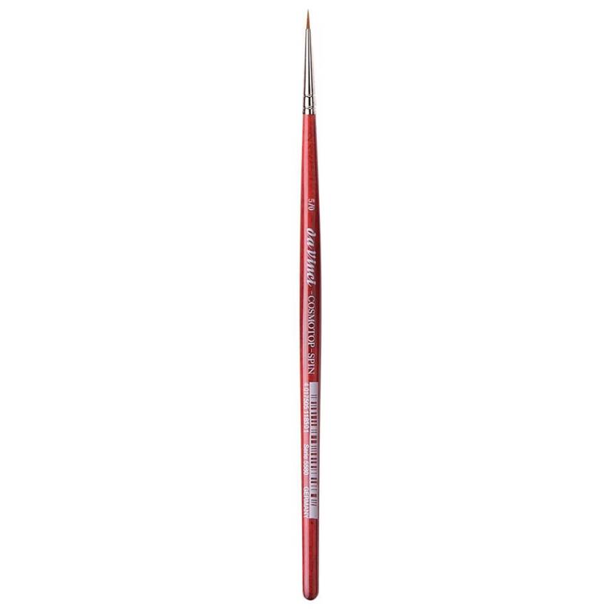 Da Vinci Cosmotop Spin Synthetic Round Watercolor Brush Series 5580 No: 5/0 - 2