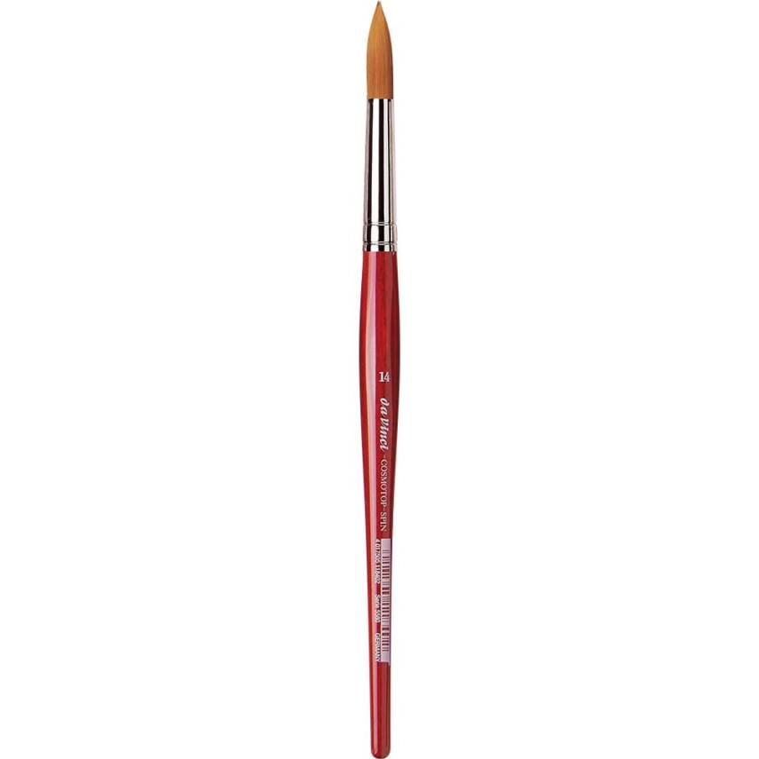 Da Vinci Cosmotop Spin Synthetic Round Watercolor Brush Series 5580 No:14 - 2