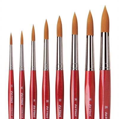 Da Vinci Cosmotop Spin Synthetic Round Watercolor Brush Series 5580 No:3 - 5
