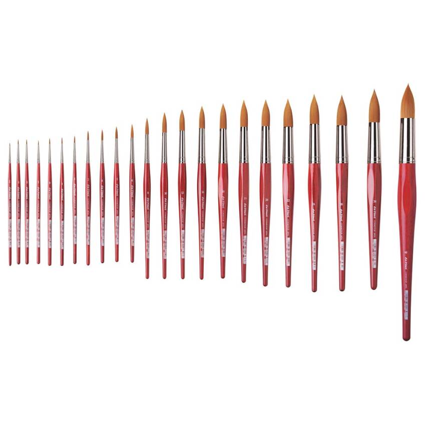 Da Vinci Cosmotop Spin Synthetic Round Watercolor Brush Series 5580 - 1