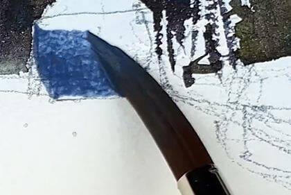 Da Vinci Dartana Spin Watercolor Brush Extra Pointed Series 188 No:7 - 3