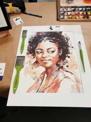 Da Vinci Fit For Hobby Sentetik Düz Uçlu Geniş Yüzey Fırçası Seri 5073 No:20 - 6