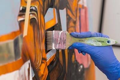 Da Vinci Fit For Hobby Sentetik Düz Uçlu Geniş Yüzey Fırçası Seri 5073 No:30 - 7