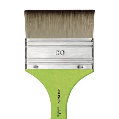 Da Vinci Fit For Hobby Sentetik Düz Uçlu Geniş Yüzey Fırçası Seri 5073 No:80 - 2