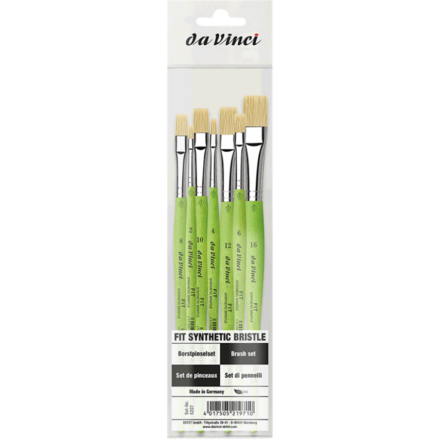 Da Vinci Fit Synthetic Bristle Brush Set 5227 - 1