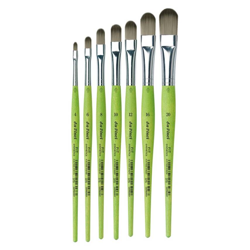Da Vinci Fit Synthetic Filbert-Shape Brush Series 375 - 1